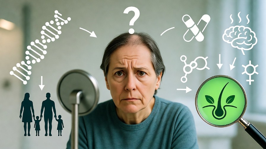 به چه علت ریزش مو شما متوقف نمیشود؟ مشکلی که شاید اصلاً از موها نباشد